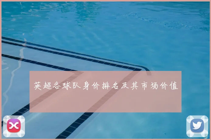 英超各球队身价排名及其市场价值